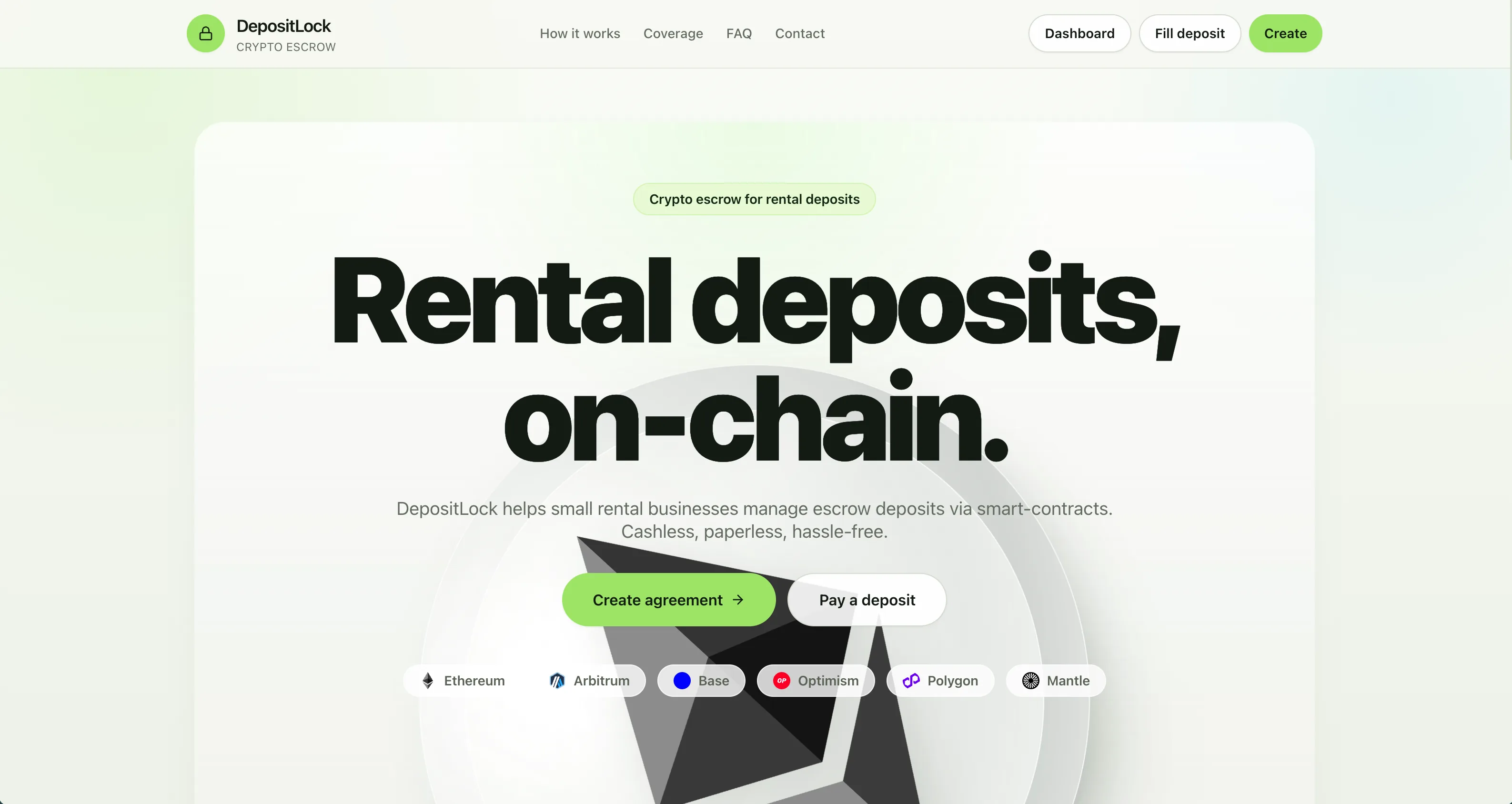 DepositLock screenshot